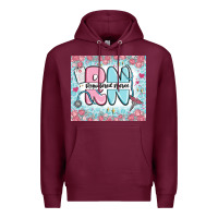 Burgundy registered nurse rn Premium Hoodie - MaliasSmallBusiness