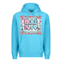 Ocean Blue registered nurse rn Premium Hoodie - MaliasSmallBusiness