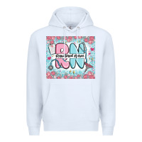 White registered nurse rn Premium Hoodie - MaliasSmallBusiness