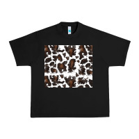 Black cowhide pattern Urban Heavy Tee - RanaPortraitStore