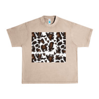 French Oak cowhide pattern Urban Heavy Tee - RanaPortraitStore