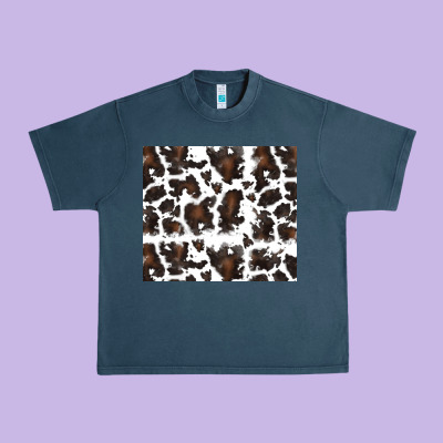 Urban Heavy Tee cowhide pattern