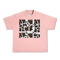 Salmon cowhide pattern Urban Heavy Tee - RanaPortraitStore