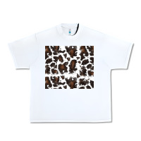 White cowhide pattern Urban Heavy Tee - RanaPortraitStore