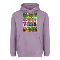 Lavender Halloween Spooky Vibes Heavyweight Hoodie - Artiststas