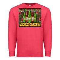 Cardinal cold beer with beer bottles Premium Sweatshirt - AdoDesignShop