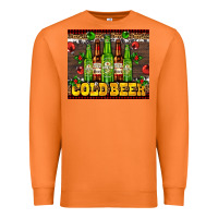 Carrot cold beer with beer bottles Premium Sweatshirt - AdoDesignShop