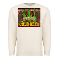 Sandshell cold beer with beer bottles Premium Sweatshirt - AdoDesignShop
