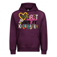 Mauve Wine my first day of kindergarten Urban Hoodie - NancyCooperArtShop