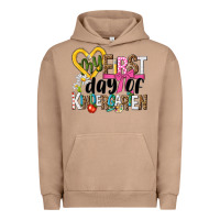 Pigment Burro my first day of kindergarten Urban Hoodie - NancyCooperArtShop