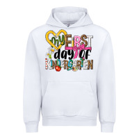 White my first day of kindergarten Urban Hoodie - NancyCooperArtShop
