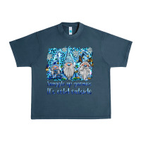 Midnight Navy snuggle up gnomies it's coll outside Urban Heavy Tee - BarkalooDesign
