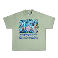 Oil Green snuggle up gnomies it's coll outside Urban Heavy Tee - BarkalooDesign