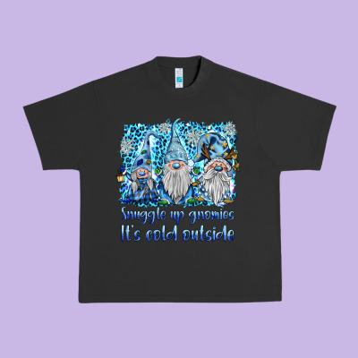 Snuggle Up Gnomies It's Coll Outside Urban Heavy Tee Designed By Barkaloodesign