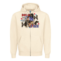 Sandshell Born to be free 4th of july Zipper Hoodie - CowGirlArtShop