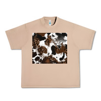 Burro cowhide and leopard pattern Urban Heavy Tee - RanaPortraitStore