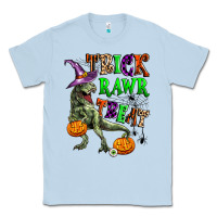 Dusty Blue trick rawr treat Classic Tee - Zillion Design Studio