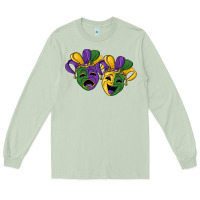 Matcha mardi gras mask Long Sleeve Tee - RanaPortraitStore
