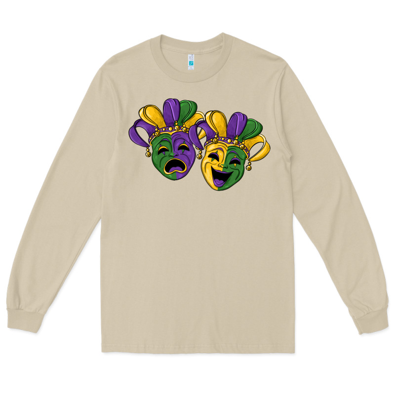 Mardi Gras Mask Long Sleeve Tee by RanaPortraitStore | Teevron