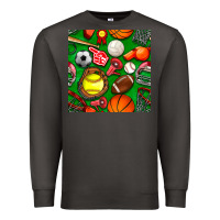 Smoke physical education class seamless pattern Premium Sweatshirt - BundleAndBundleShop