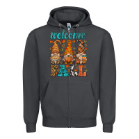Smoke welcome fall gnome Zipper Hoodie - HRA Design Shop