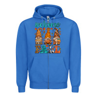 True Royal welcome fall gnome Zipper Hoodie - HRA Design Shop