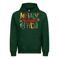 Forest Green merry christmas y'all Urban Hoodie - MaliasSmallBusiness