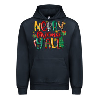 Navy merry christmas y'all Urban Hoodie - MaliasSmallBusiness
