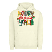 Pigment Pistachio merry christmas y'all Urban Hoodie - MaliasSmallBusiness