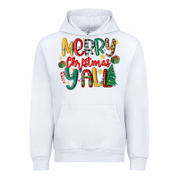 White merry christmas y'all Urban Hoodie - MaliasSmallBusiness