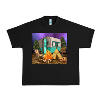 Black camping Urban Heavy Tee - RanaPortraitStore