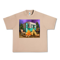 Burro camping Urban Heavy Tee - RanaPortraitStore