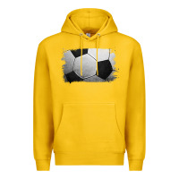 Lemon Soccer Ball Brushstroke Premium Hoodie - RanaPortraitStore