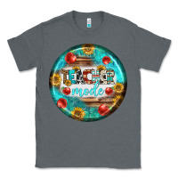 Charcoal Heather teacher mode earrings Classic Tee - BundleAndBundleShop