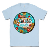 Dusty Blue teacher mode earrings Classic Tee - BundleAndBundleShop