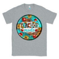 Heather Grey teacher mode earrings Classic Tee - BundleAndBundleShop