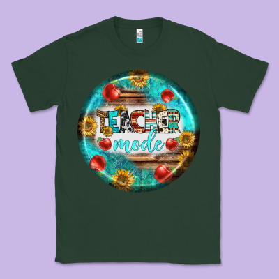 Teacher Mode Earrings Classic Tee Designed By Bundleandbundleshop