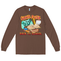 Chestnut game over back to school Long Sleeve Tee - texasbilliewilder