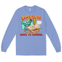 Colony Blue game over back to school Long Sleeve Tee - texasbilliewilder
