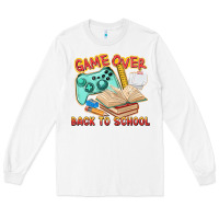 White game over back to school Long Sleeve Tee - texasbilliewilder