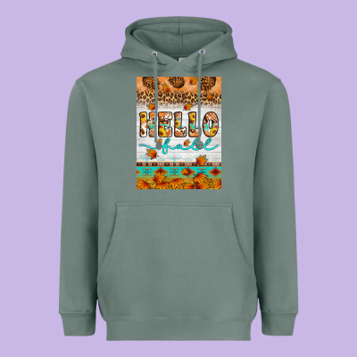 Hello Fall Heavyweight Hoodie Designed By Artiststas
