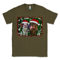 Army Green christmas heifers Classic Tee - RanaPortraitStore
