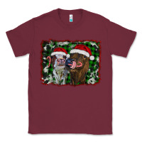 Burgundy christmas heifers Classic Tee - RanaPortraitStore