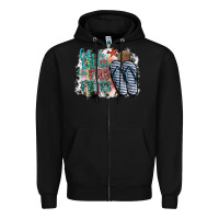 Black life is better in fılp flops Zipper Hoodie - SublimationCraftShop
