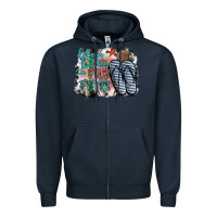 Navy life is better in fılp flops Zipper Hoodie - SublimationCraftShop