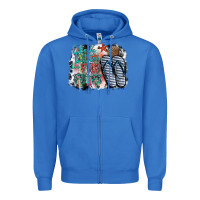 True Royal life is better in fılp flops Zipper Hoodie - SublimationCraftShop