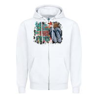 White life is better in fılp flops Zipper Hoodie - SublimationCraftShop