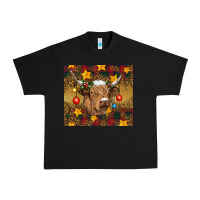 Black Christmas cow Urban Heavy Tee - RanaPortraitStore