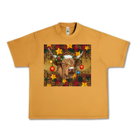 Peanut Butter Christmas cow Urban Heavy Tee - RanaPortraitStore