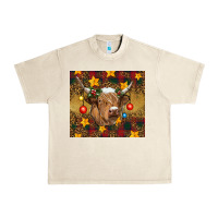Sandshell Christmas cow Urban Heavy Tee - RanaPortraitStore